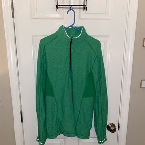 Men’s Large Green Lululemon Quarter Zip